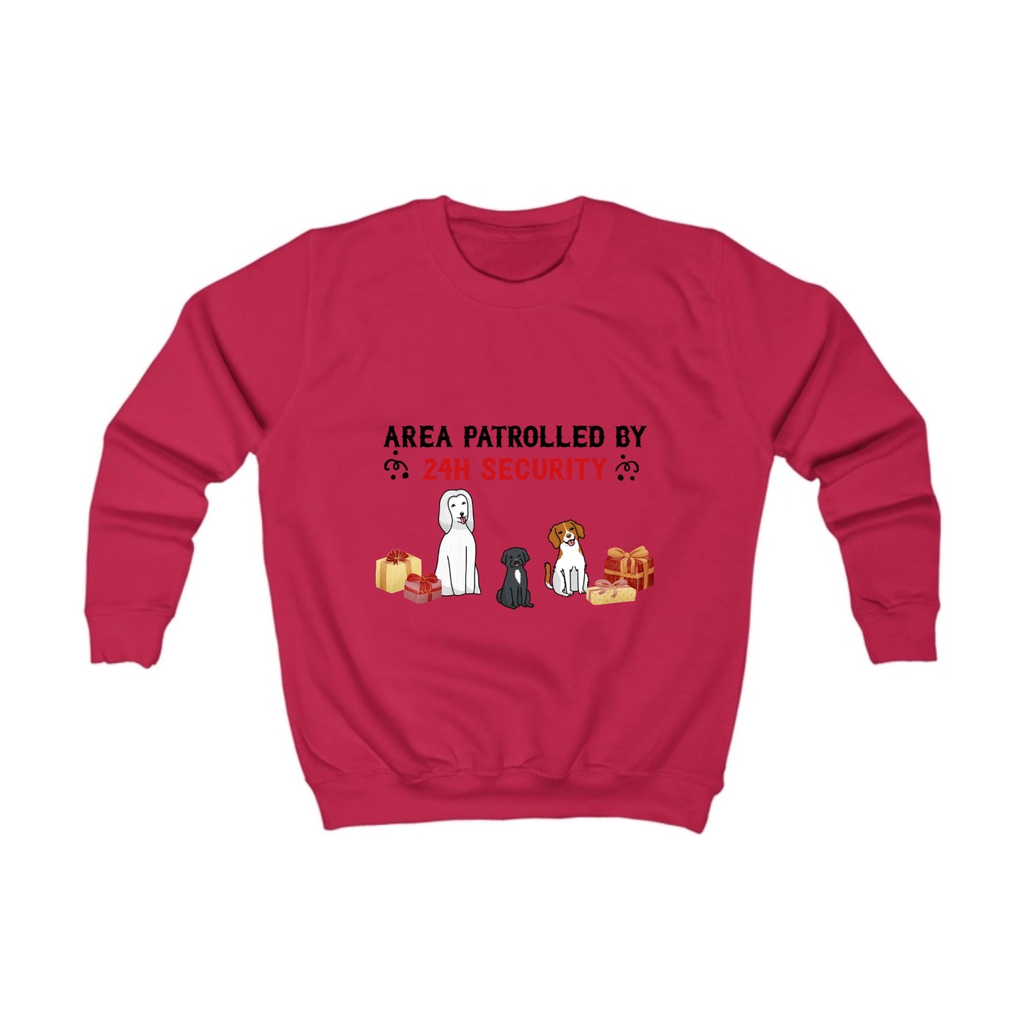 Area patrolled by 24th security | Kids Sweatshirt